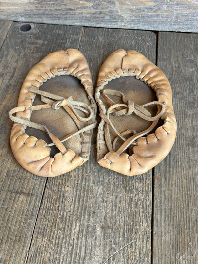 Vintage Leather Moccasins