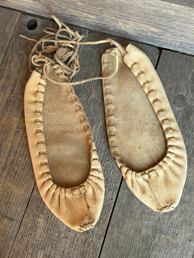 Vintage Leather Moccasins