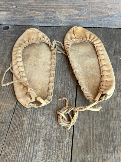 Vintage Leather Moccasins