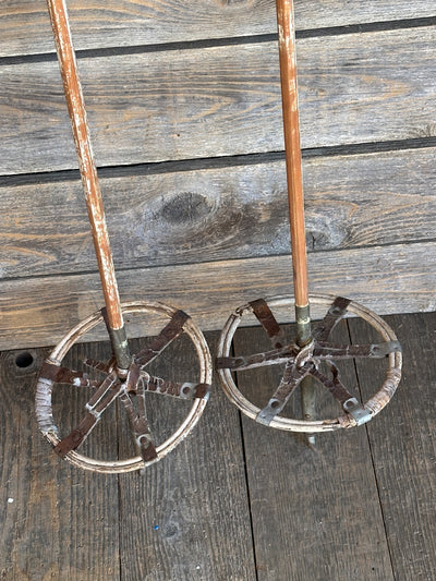 10th Mountain Division - Vintage Ski Poles