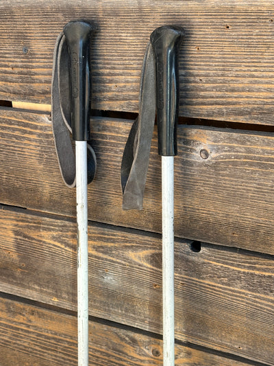 Swiss Army Ski Poles - Vintage - White