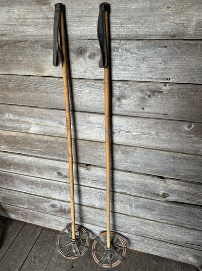 Antique Bamboo Ski Poles
