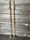 Antique Ski Poles - Metal baskets