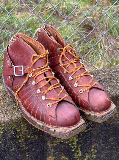 1940's Classic Leather Ski Boots