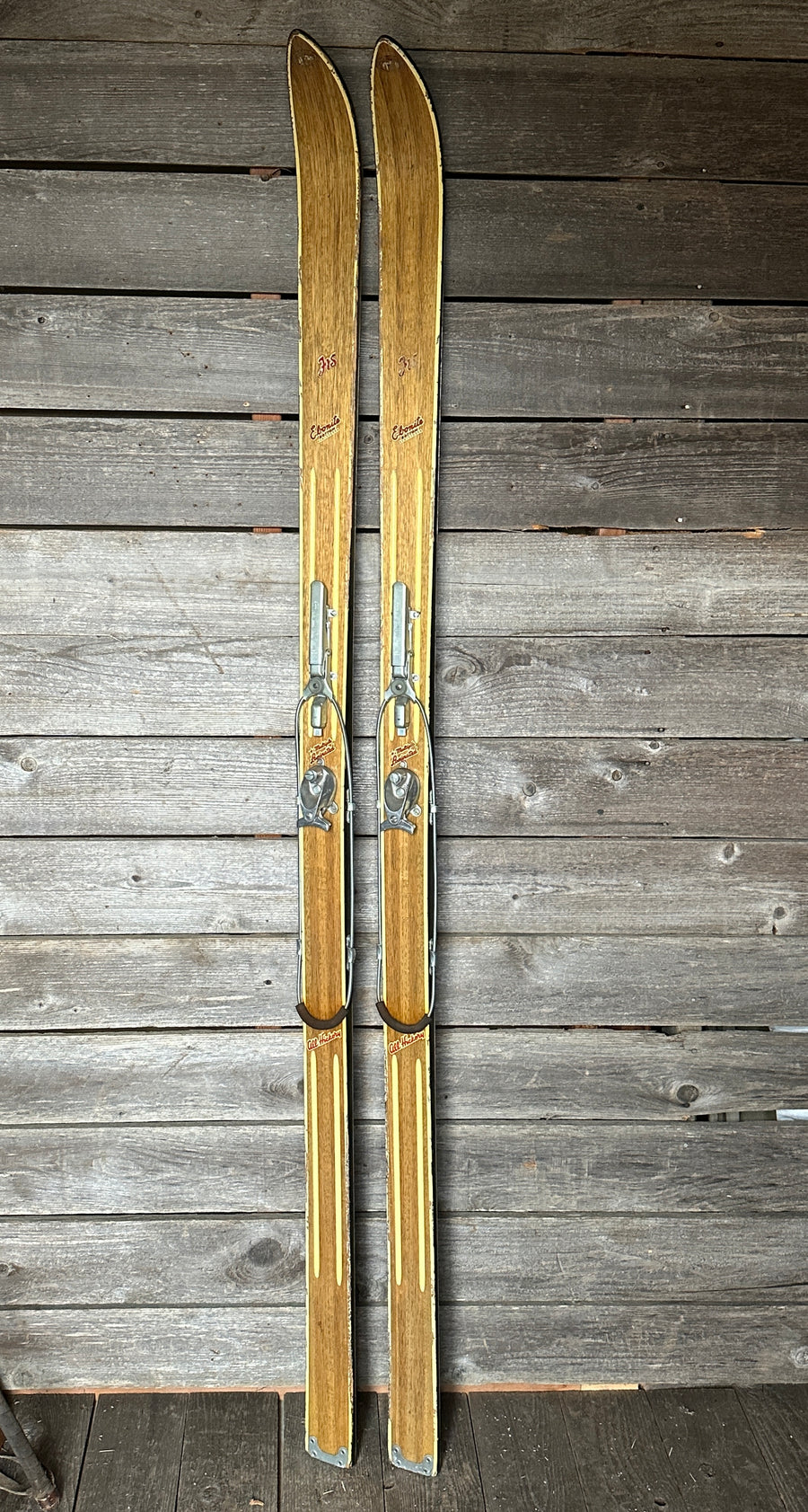 Vintage Northland FIS Ebonite Skis