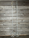 Vintage White US Ski Poles