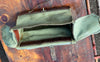Vintage Leather and Canvas Swiss - Carry Bag