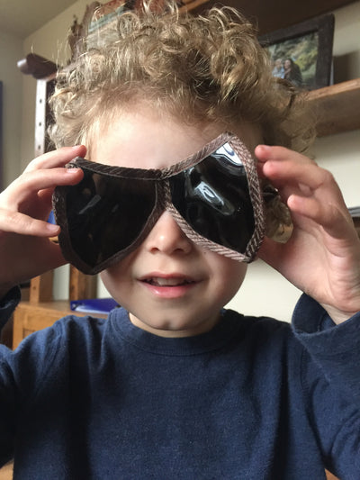 Vintage Folding Glacier Goggles