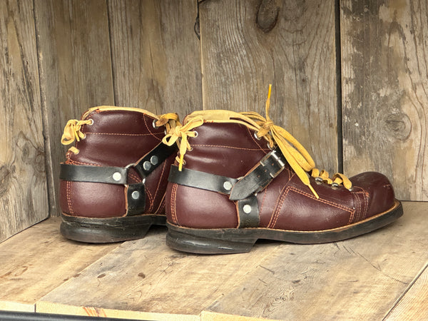 Vintage Leather Ski Boots - VintageWinter
