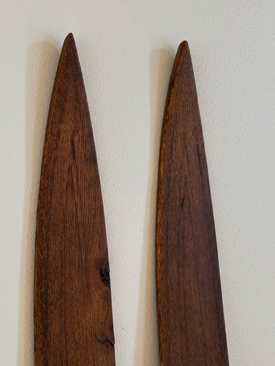 Vintage Wooden Swedish Skis