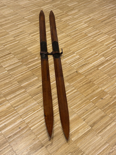 Vintage Wooden Swedish Skis