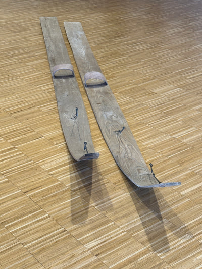 Primitive Swamp Snow Skis