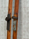 Wooden Norwegian Snow Skis - Antique