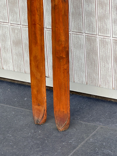 Wooden Norwegian Snow Skis - Antique
