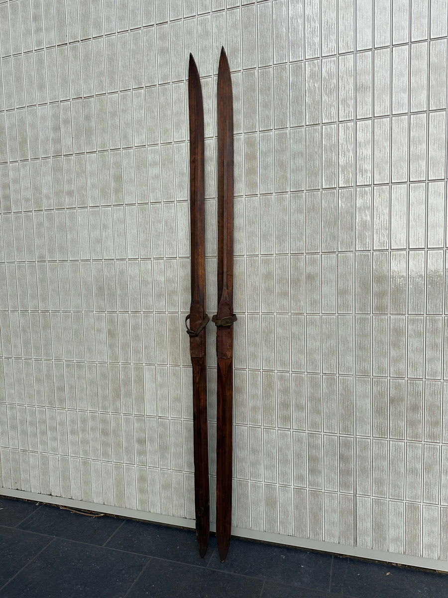 Primitive Wooden Swedish Skis - 101"