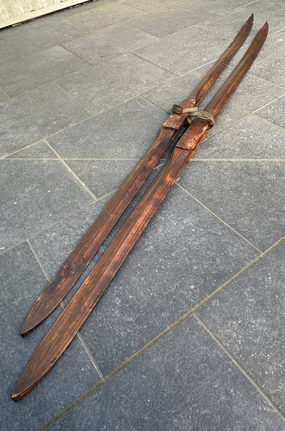 Primitive Wooden Swedish Skis - 101"
