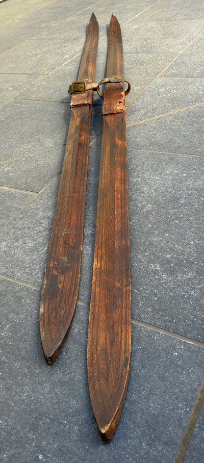 Primitive Wooden Swedish Skis - 101"