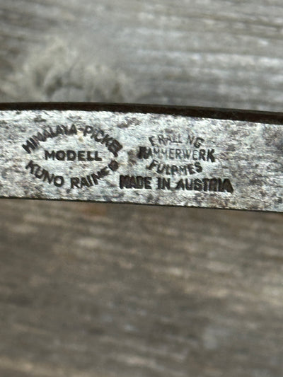 Vintage Mountaineering Ice Axe- F Ralling Fulpmes