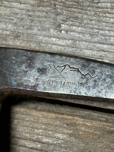Vintage Swiss Wooden Ice Axe - Mischabel