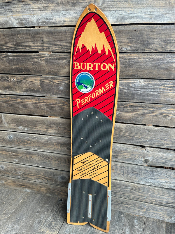 スノーボード Burton Performer(1983) VINTAGE 1983 BURTON PERFORMER | Salty Peaks Snowboard Shop