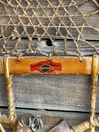 Vintage Ellingwood Turning Co. Oxford Snowshoes