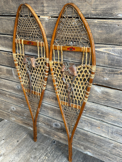 Vintage Ellingwood Turning Co. Oxford Snowshoes