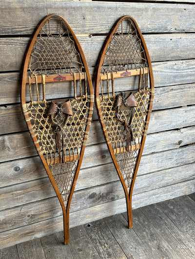 Vintage Ellingwood Turning Co. Oxford Snowshoes