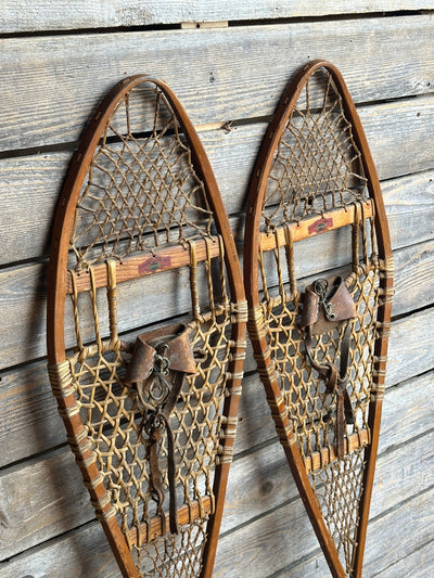 Vintage Ellingwood Turning Co. Oxford Snowshoes
