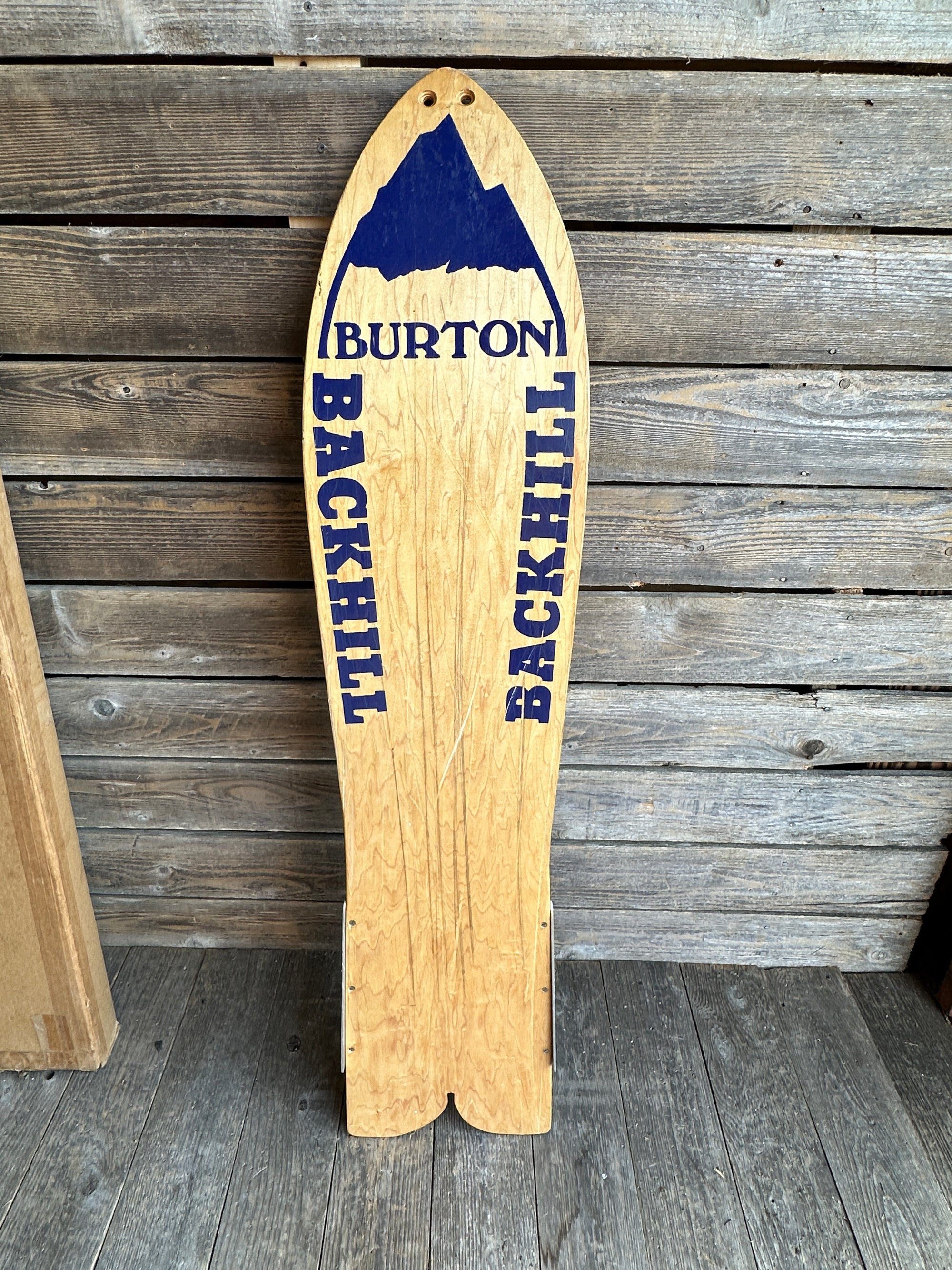 1983 burton backhill snowboard 1983 Vintage Burton Backhill Snowboard (with Original Box)