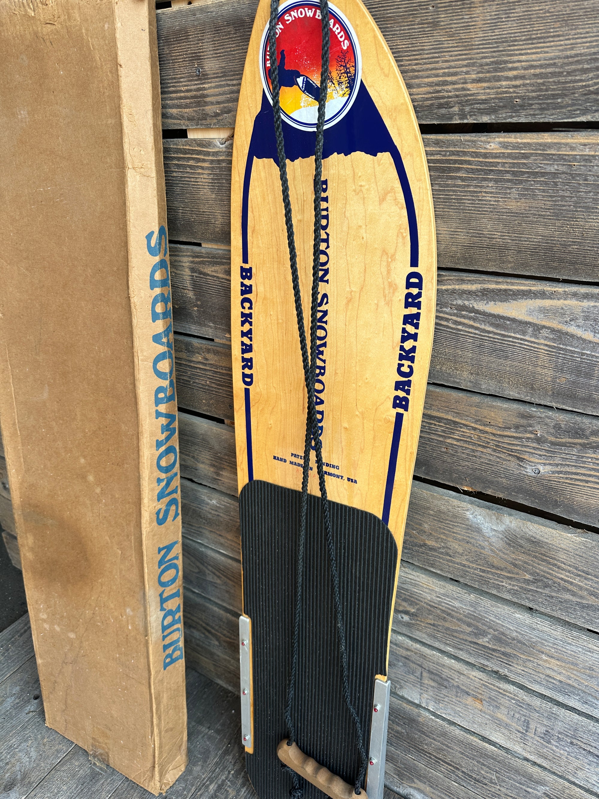 Vintage Burton Backyard Snowboard 1984 Vintage Burton Backyard Snowboard 1984