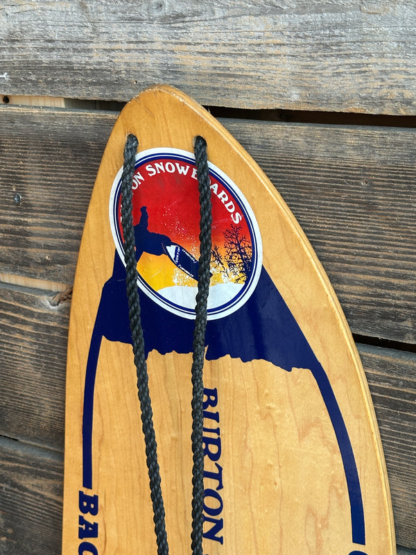Vintage Burton Backyard Snowboard 1984 - VintageWinter