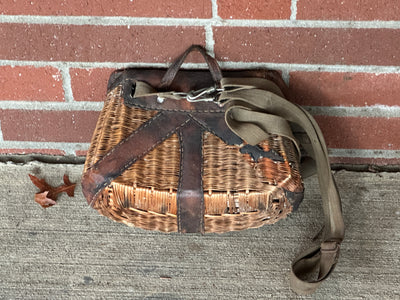 Vintage Fishing Creel for Cabin Decor