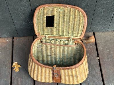 Vintage Fishing Creel Basket