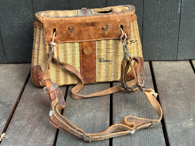 Vintage Fishing Creel Basket