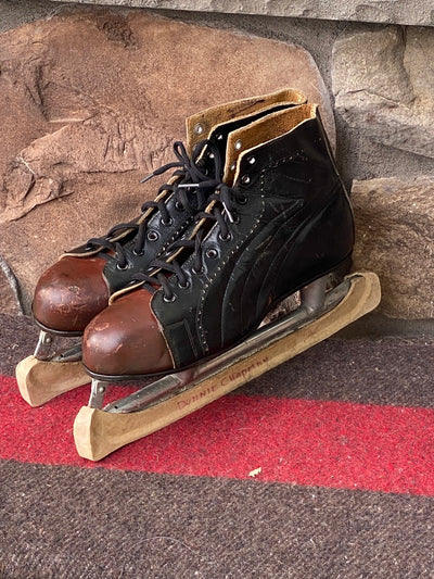 Vintage Leather Hockey Skates