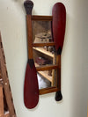 Canoe Paddle 3-Panel Mirror