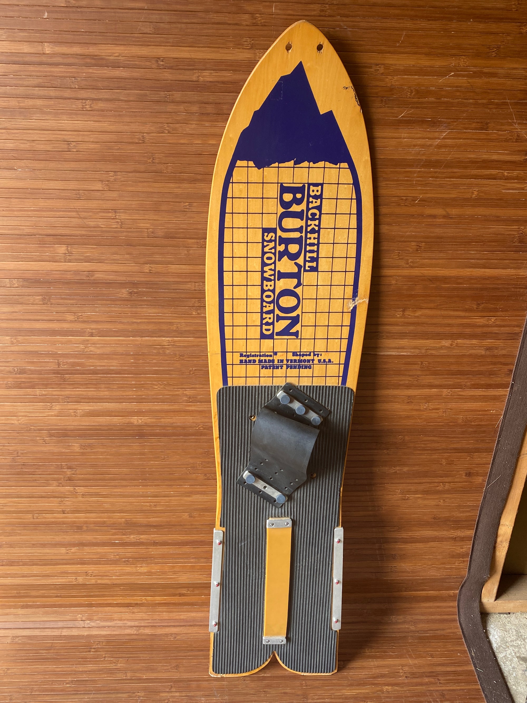 1983 burton backhill snowboard 1983 Vintage Burton Backhill Snowboard