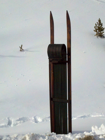 Steerable Ski Toboggan
