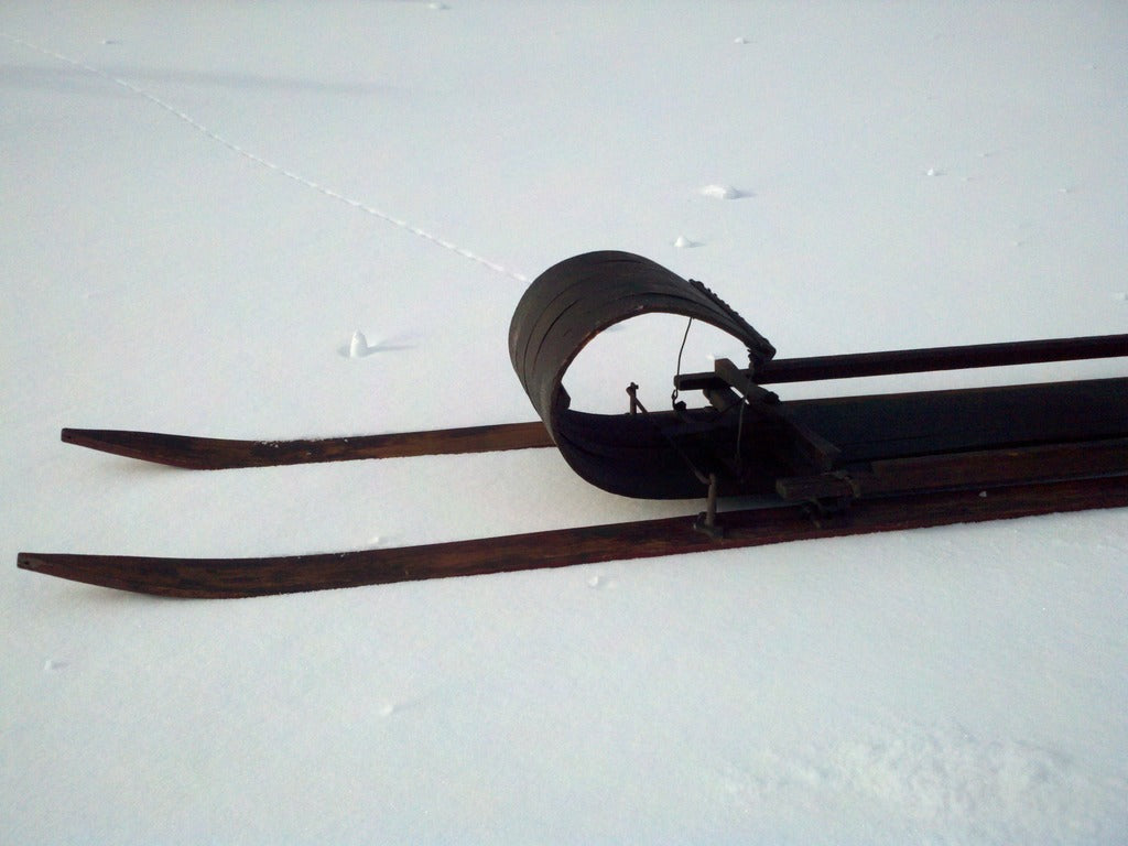 Steerable Ski Toboggan - VintageWinter