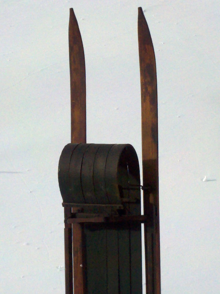 Steerable Ski Toboggan