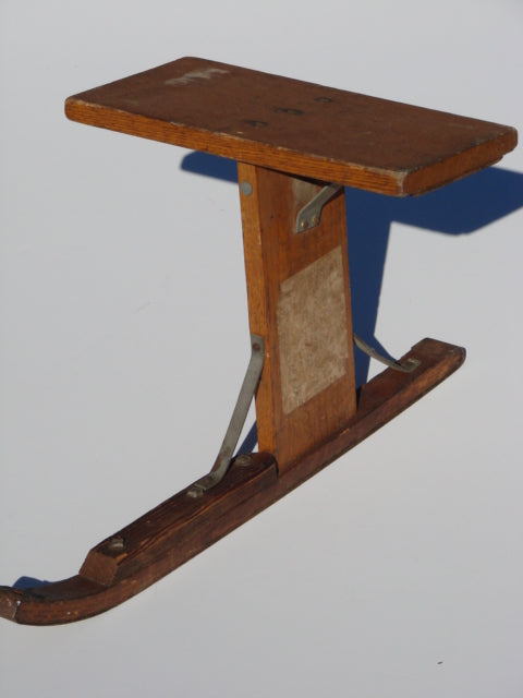 Vintage Wood Sit Sled