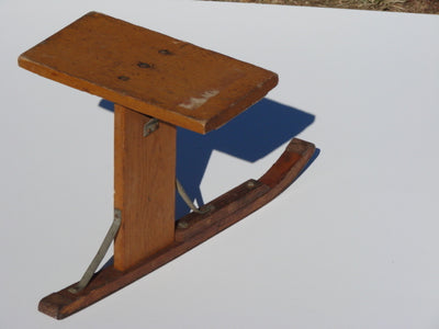 Vintage Wood Sit Sled