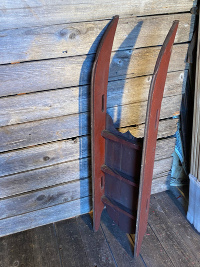 Antique Belly Flopper Childs Sled