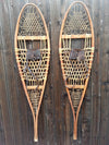 Wallingford Vermont Classic Wooden Snowshoes with Leather Bindings