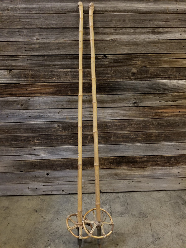 antique olympic octagon wooden fishing poles Ski Color (Actual shade may vary):Gray 6-Segment Bionic Lure Fishing Baitcasting Reels_m