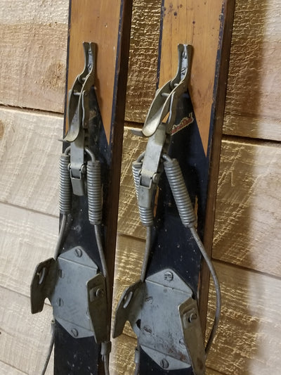 Antique Ebonite Bottom All Racer Skis