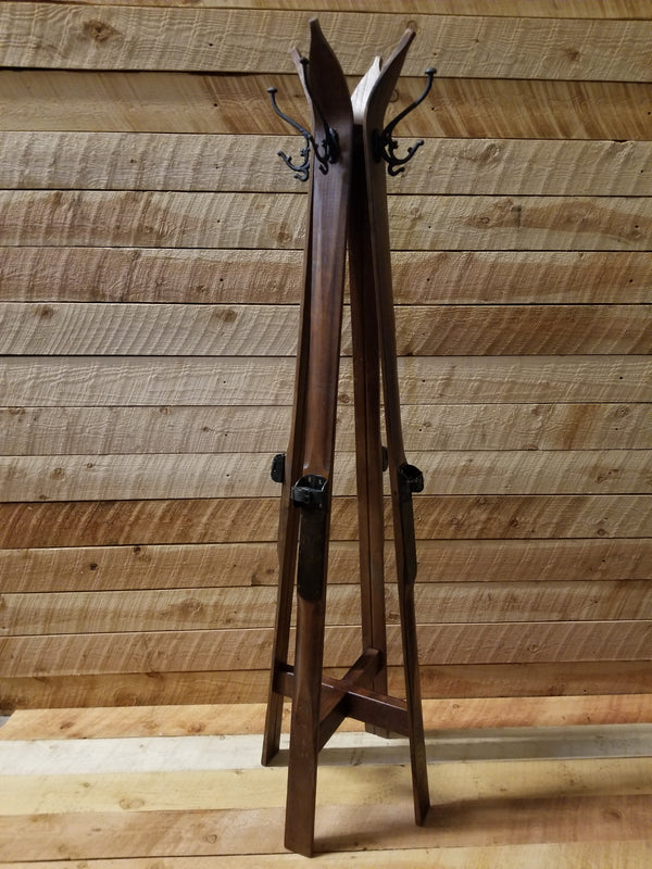 Ski Hall Tree Standing Ski Coat Rack