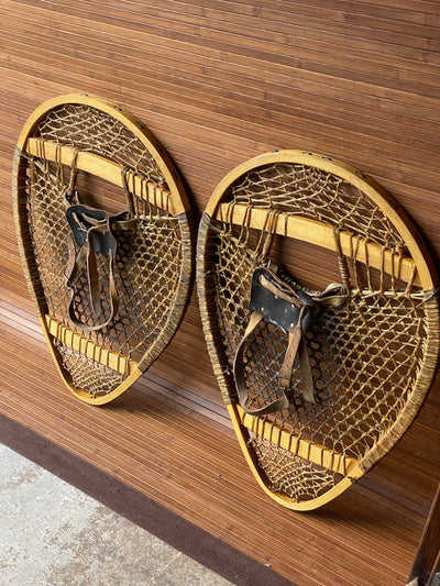 Vintage Canadian Bearpaw Snowshoes