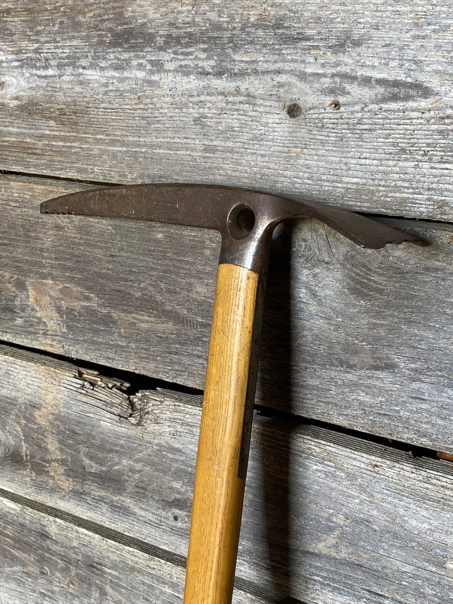 Antique Austrian Wooden Ice Axe