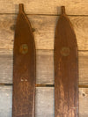 Antique Broadmount Downhill Skis